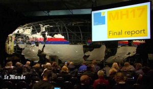 MH17 : les images de l'avion reconstitué pour les besoins de l'enquête