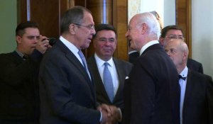 Sergei Lavrov et Staffan de Mistura s'entretiennent sur la Syrie
