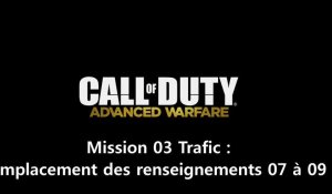 Call of Duty : Advanced Warfare - Emplacement des renseignements de la mission 03 "Trafic"