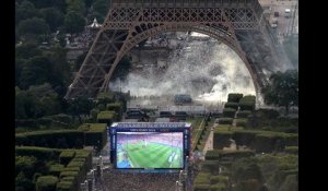 Euro 2016: de violents affrontements à deux pas de la fan zone de Paris