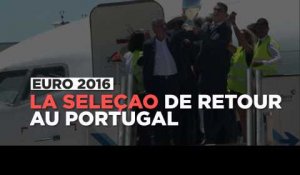 Euro 2016 : les Portugais acclamés à leur retour