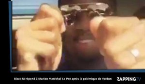 Black M se lâche et répond à Marion Maréchal-Le Pen après la polémique de Verdun (Vidéo)