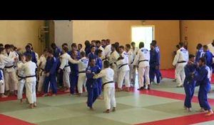 JO-2016/Judo: Teddy Riner en stage de préparation