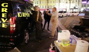 Marseille : les taxis toujours mobilisés place Castellane
