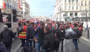 Un millier de manifestants à Marseille contre la loi Travail