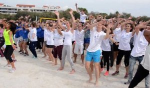 1200 étudiants sur les plages du Prado