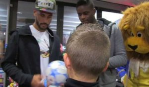 Marseille : les joueurs de l'OM avec les enfants malades