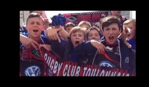 Rugby : l'ambiance monte devant le Vélodrome avant le choc RCT-Toulouse