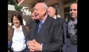 Municipales à Marseille : Jean-Claude Gaudin (UMP) a voté dans le 4e secteur