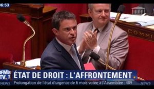 Etat d'urgence : Manuel Valls se clashe violemment avec Laurent Wauquiez (vidéo)