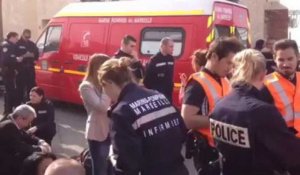 Marseille : un camion-grue percute un TER