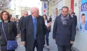 Municipales à Marseille : Jean-Claude Gaudin (UMP) a voté