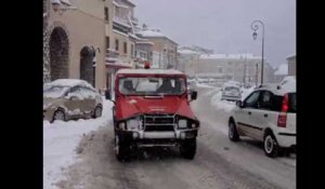 Sisteron : près de 30 cm de neige sont tombés