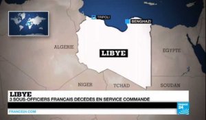Trois militaires français tués par une milice islamiste en "service commandé" en Libye