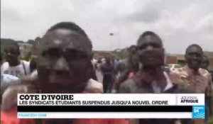 COTE D'IVOIRE - Violences à Cocody : Les syndicats étudiants suspendus jusqu'à nouvel ordre