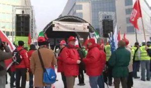 3.500 manifestants contre le dumping social à Bruxelles