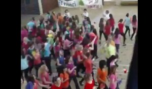 Mouscron: 125 élèves de Saint-Henri ont dansé un flashmob (1)