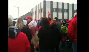 Bruxelles: grève générale: barrage à Delta