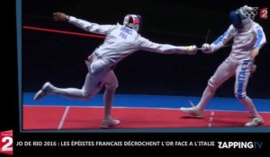 JO de Rio 2016 : les épéistes français décrochent l'or pour la troisième fois consécutive  (Vidéo)