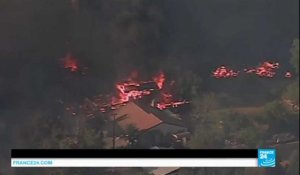 États-Unis : des milliers de personnes fuient un gigantesque incendie en Californie
