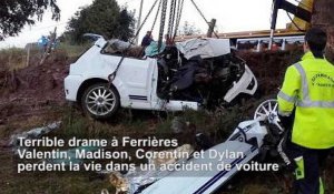 Terrible drame à Ferrières : Valentin, Madison, Corentin et Dylan perdent la vie dans un accident de voiture