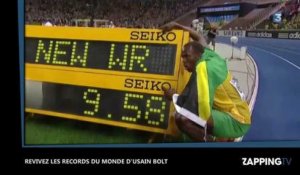 JO 2016 : Revivez les records du monde d'Usain Bolt (Vidéo)