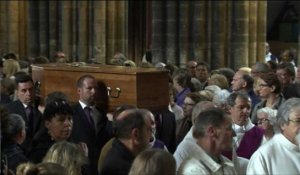 Forte affluence et émotion aux obsèques du père Hamel à Rouen