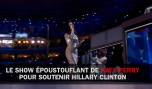 Le show époustouflant de Katy Perry pour soutenir Hillary Clinton