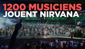 Record du monde : 1.200 musiciens jouent "Smells like teen spirit"