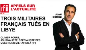 Trois militaires français tués en Libye.