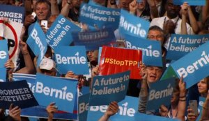 A Philadelphie, Sanders apporte son soutien à Hillary Clinton