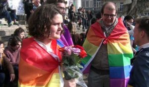 Bruxelles. Hommage aux victimes de la tuerie d'Orlando
