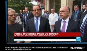Saint-Etienne-du-Rouvray - François Hollande : "Les deux terroristes se sont réclamés de Daesh"