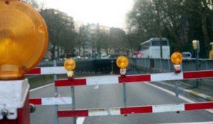 Chaos à Bruxelles après la fermeture du tunnel Montgomery