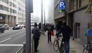 L'explosion à la station de métro Maelbeek