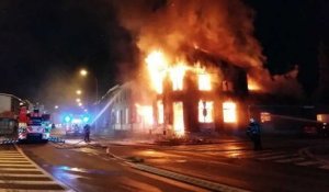 Violent incendie à Mouscron