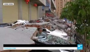 Chine : vents à plus de 100 km/h et de fortes pluies, Hong Kong touché par le typhon "Nida"