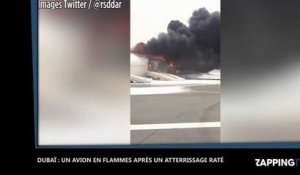 Dubaï : Un avion d'Emirates en flammes après un atterrissage raté ! (Vidéo)