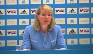Ligue 1 - Marseille: conférence de presse de Margarita Louis-Dreyfus