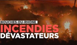Incendie au nord de Marseille : plus de 3.300 hectares partis en fumée