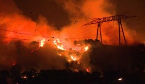 Le feu au nord de Marseille "fixé" dans de nombreuses parties