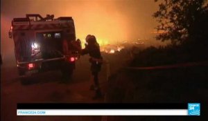 Sud de la France : les pompiers réussissent à endiguer l'incendie, les dégâts sont considérables