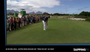 JO de Rio 2016 : Justin Rose réalise un exploit au golf grâce à un "trou en un" (Vidéo)