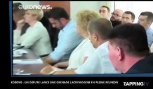 Kosovo : Un député lâche une bombe lacrymogène en pleine réunion ! (Vidéo)