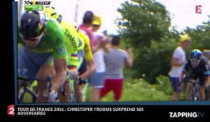 Tour de France 2016 : Le coup de bordure de Christopher Froome qui surprend les autres favoris (Vidéo)