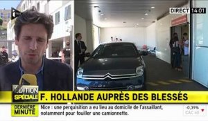 François Hollande au chevet des victimes