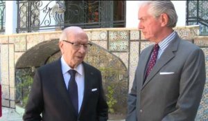 Tunisie: Essebsi présente ses condoléances à l'ambassadeur