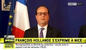 "Une cinquantaine de personnes entre la vie et la mort" annonce François Hollande