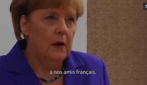 Attentats de Nice : Merkel assure la solidarité de l'Allemagne aux Français