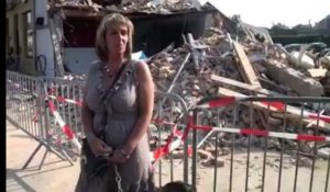 Eghezée: une maison démolie par un tracteur